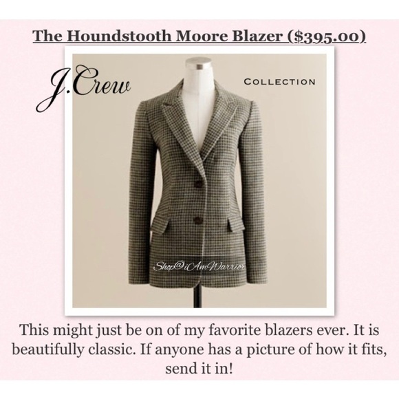 J.Crew Collection *RARE* houndstooth
'Moore' Magee of Dongal Irish wool blazer - Picture 2 of 12